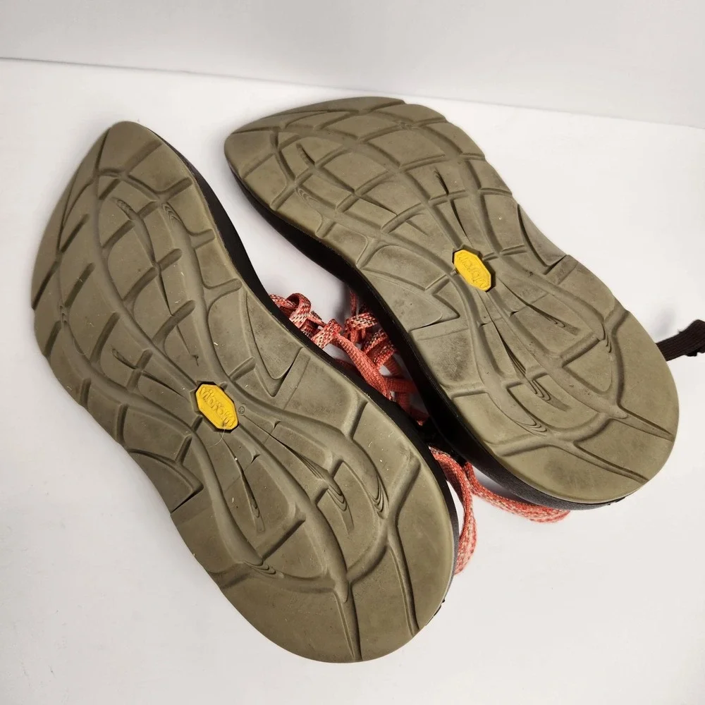 Chaco Women's Casual Sport Strappy Sandals Orange/Brown Size W6 - Picture 6 of 6